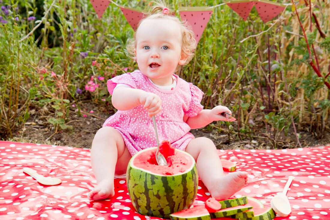 Watermelon smash photoshoot