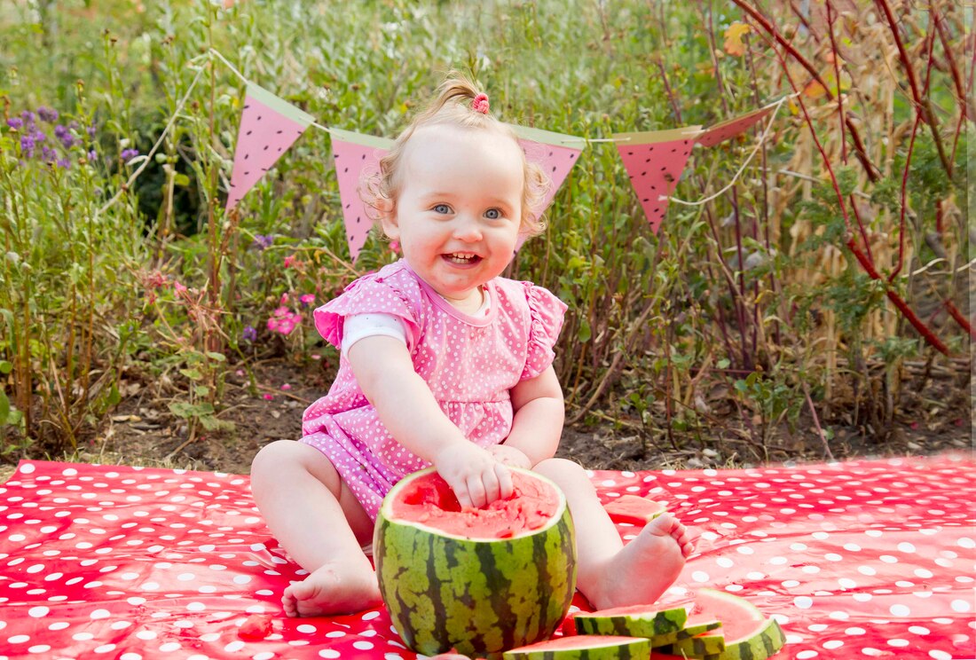 Watermelon smash photoshoot